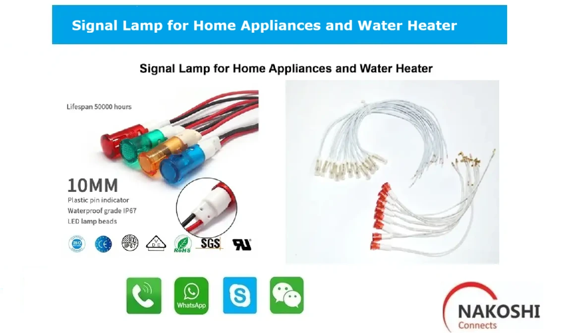 Signal Lamp for Home Appliances & Water Heater: