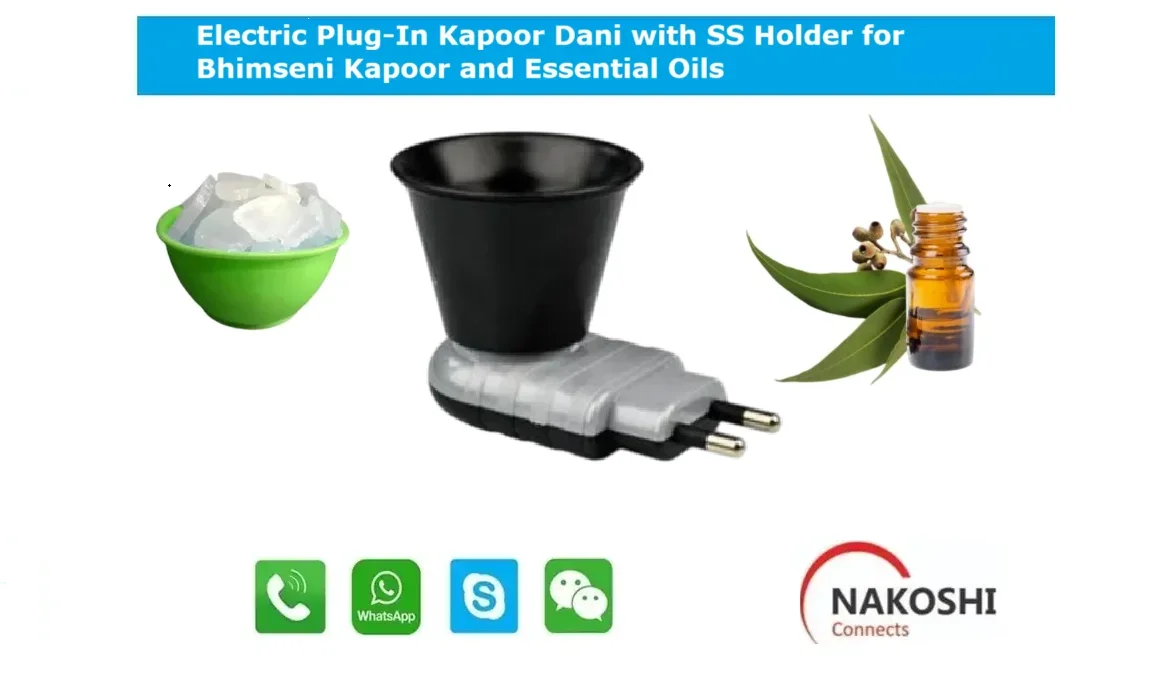 Electric Plug-In Kapoor Dani with Stainless Steel Holder – Nakoshi Global
