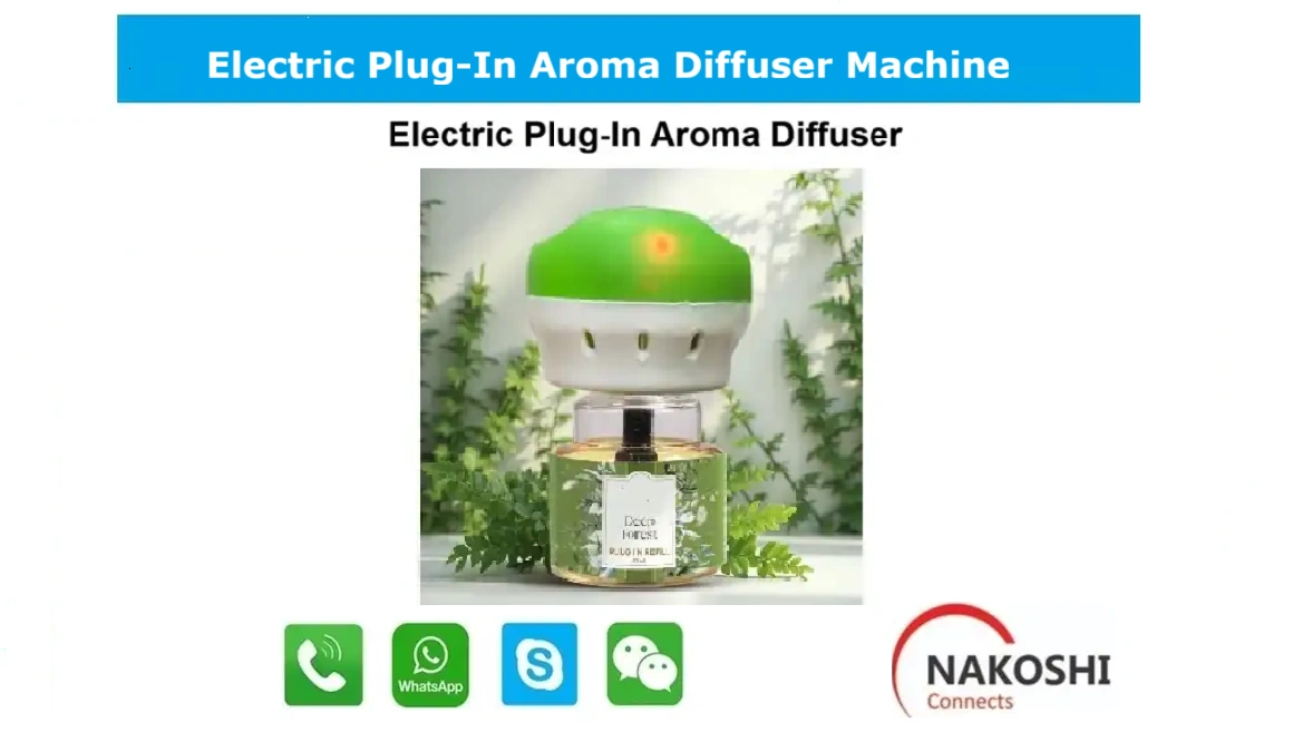 Electric Plug-In Aroma Diffuser Machine with High Glow Light