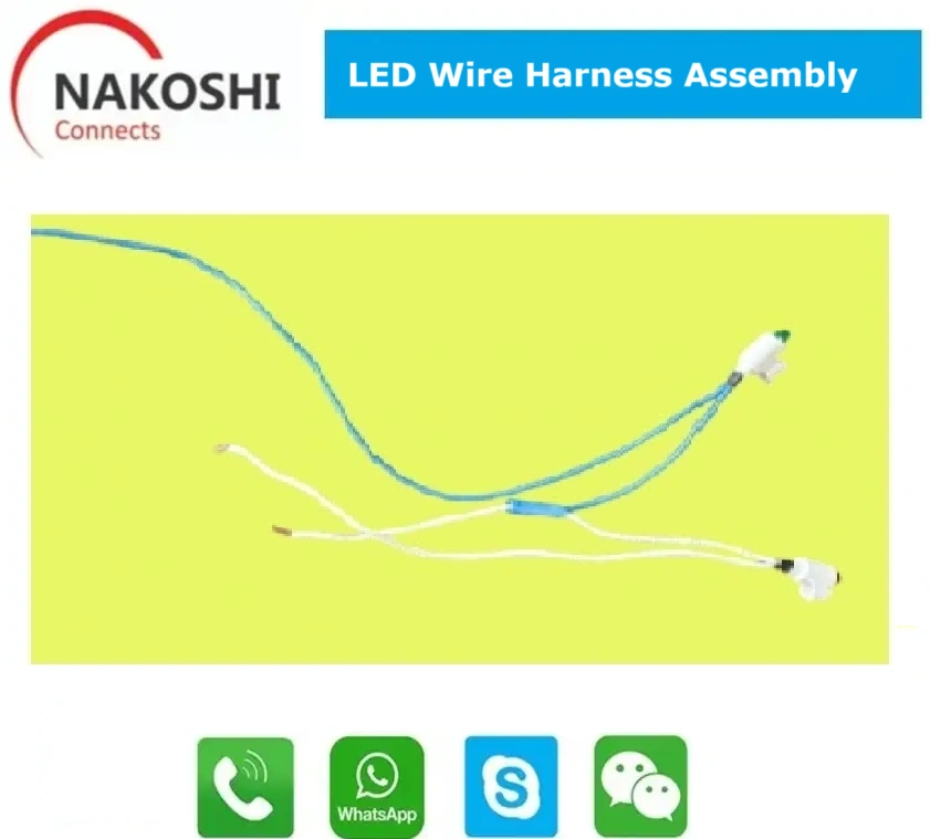 LED Wire Harness Assembly LED Light Indicator Wire Harness Assembly